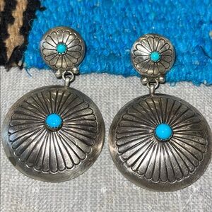 Turquoise Sterling Silver Earrings